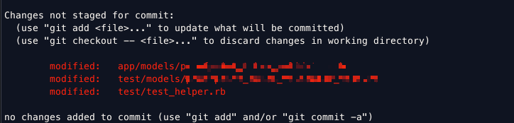 useless git status